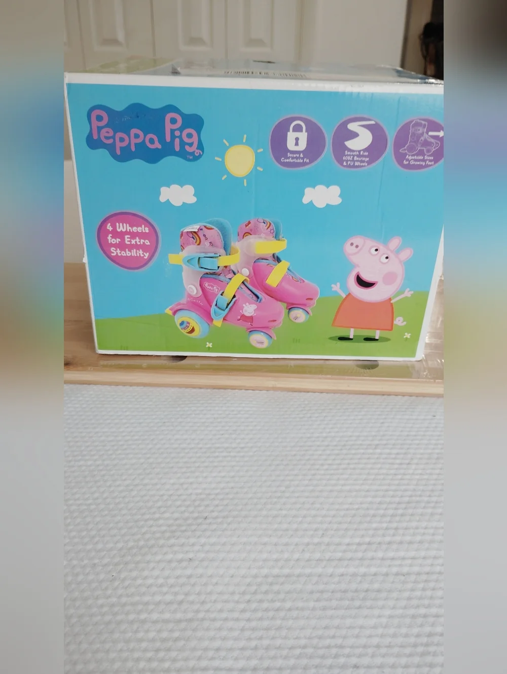 Peppa Pig Kids Quad Roller Skates Childs Size J9-J12